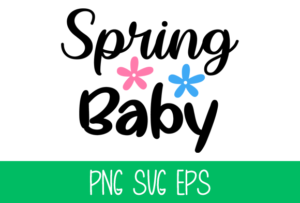 Spring Baby Graphic by Misti's Fonts