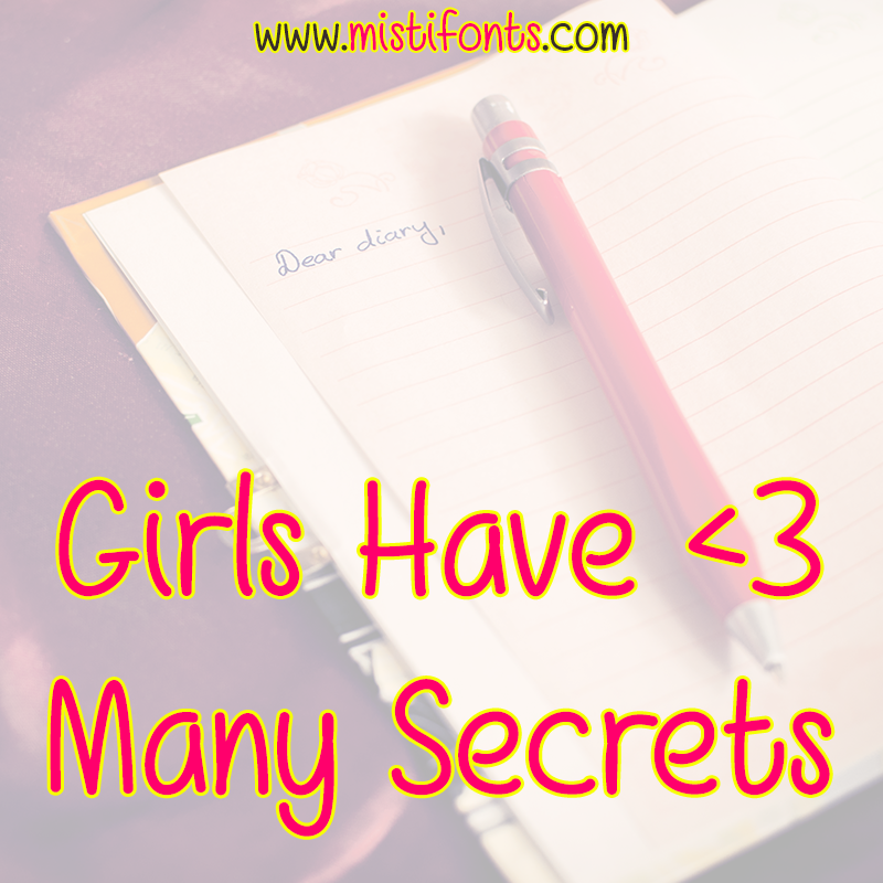 Girls Have Many Secrets