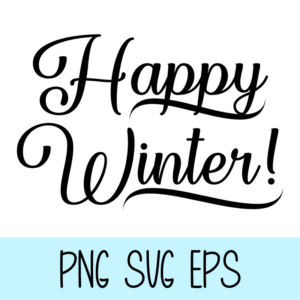 Happy Winter Graphic by Misti's Fonts