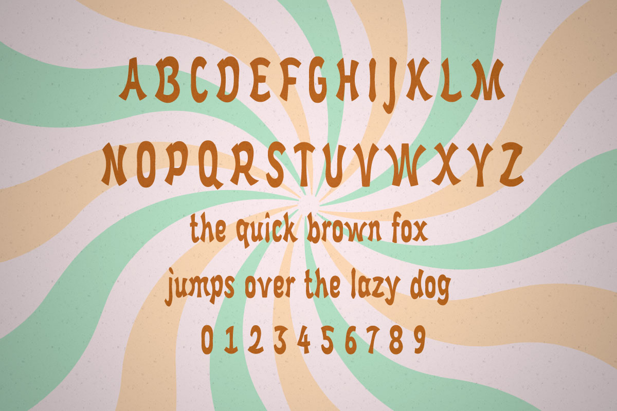 Funky Vibes Typeface by Misti's Fonts