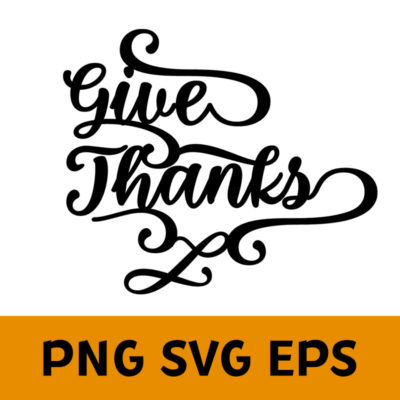 Give Thanks Fancy Graphic by Misti's Fonts