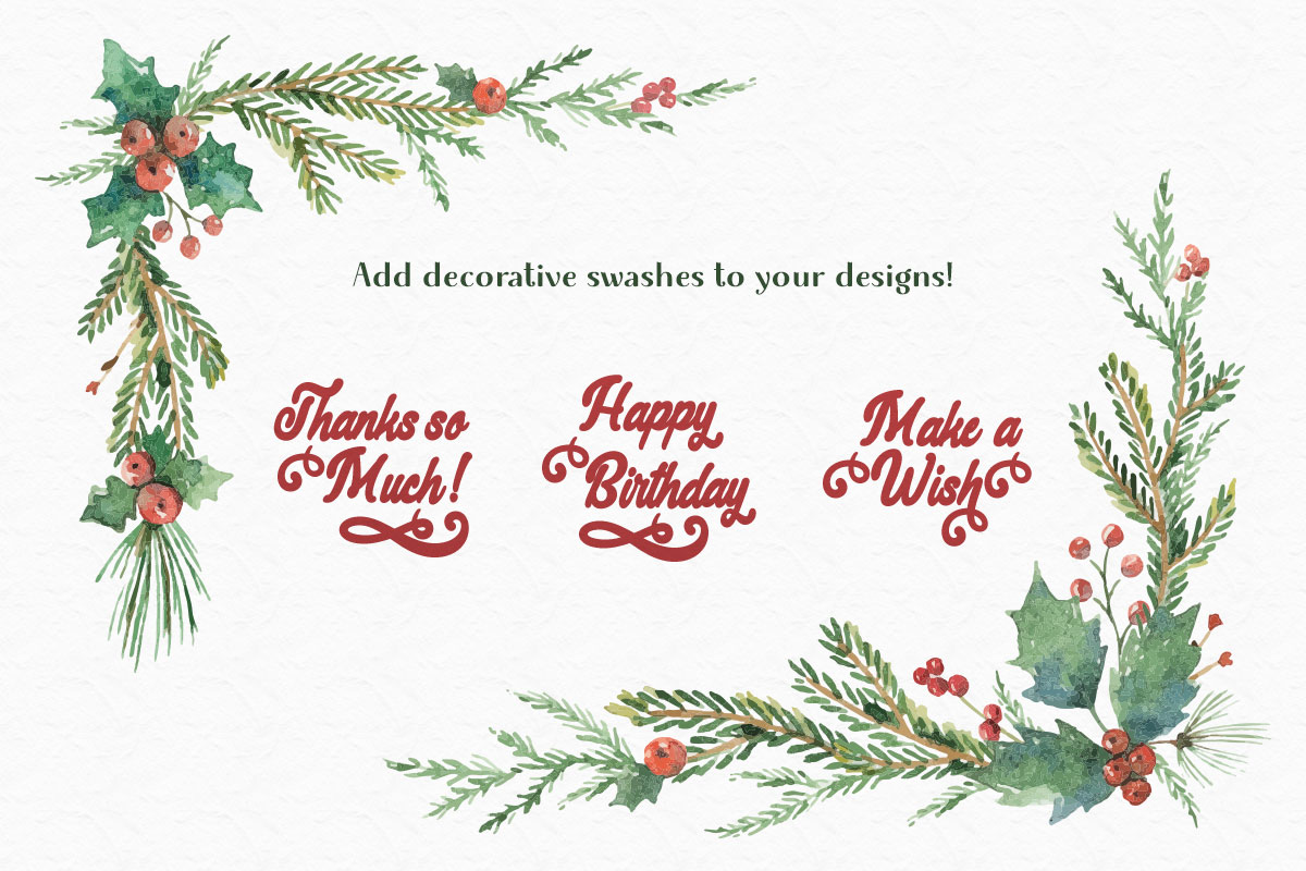 Christmas Cat Typeface by Misti's Fonts