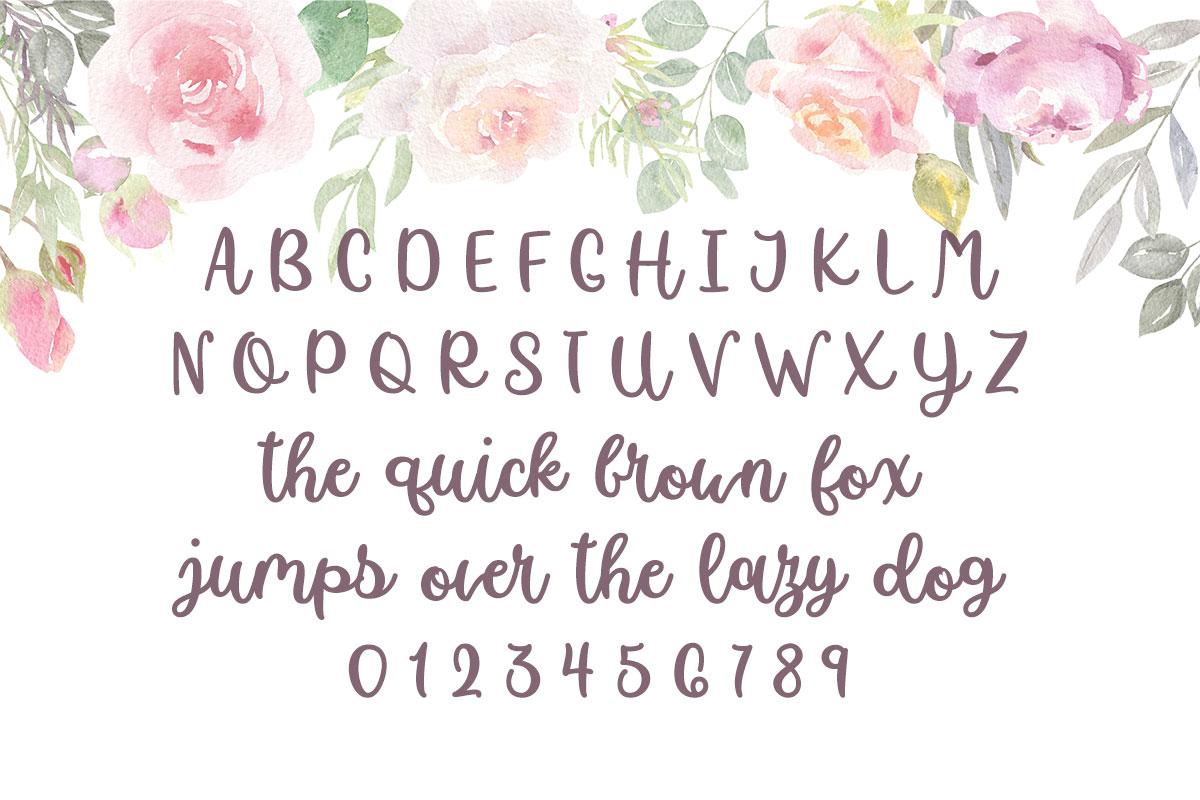 Winter in March Typeface by Misti's Fonts