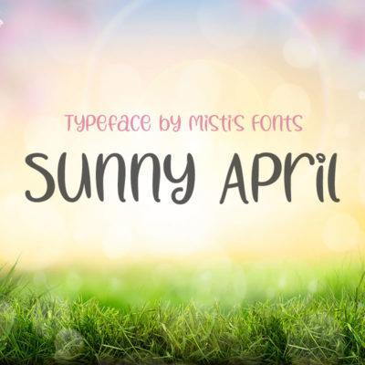 Sunny April Typeface by Misti's Fonts