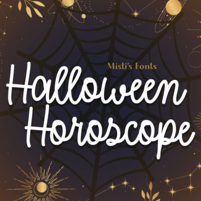 Halloween Horoscope typeface by Misti's Fonts