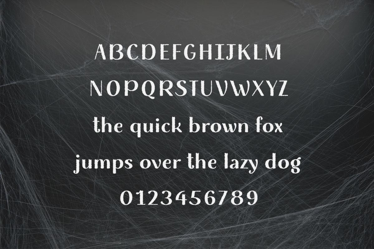 Halloween in Autumn typeface by Misti's Fonts