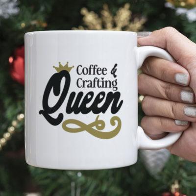 Coffee & Crafting Queen Graphic