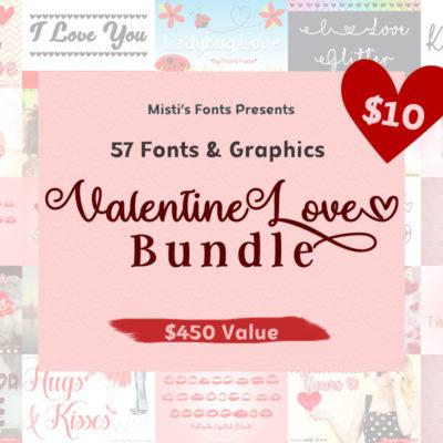 Valentine Love Font Bundle