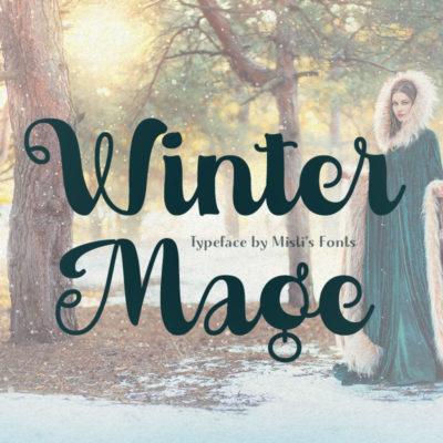Winter Mage Typeface by Misti's Fonts