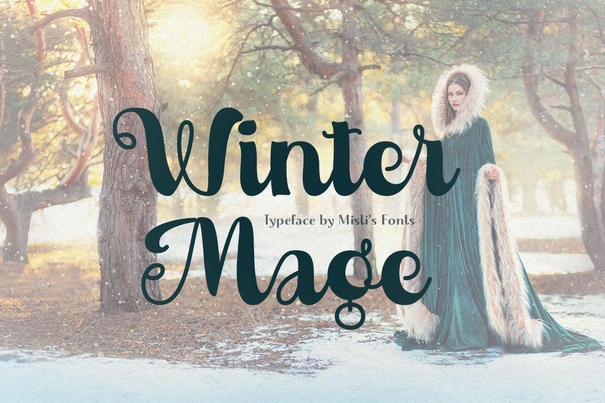Winter Mage Typeface by Misti's Fonts